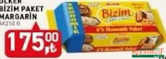 ÜLKER BİZİM PAKET MARGARİN 6X250 G fiyat ve kampanya bilgisi